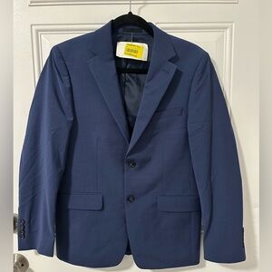 Calvin Klein Men's Skinny Fit Blue           38 Short NWT 95% Wool 5% Spandex